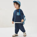 Fake Two-Piece Sweatshirt Set