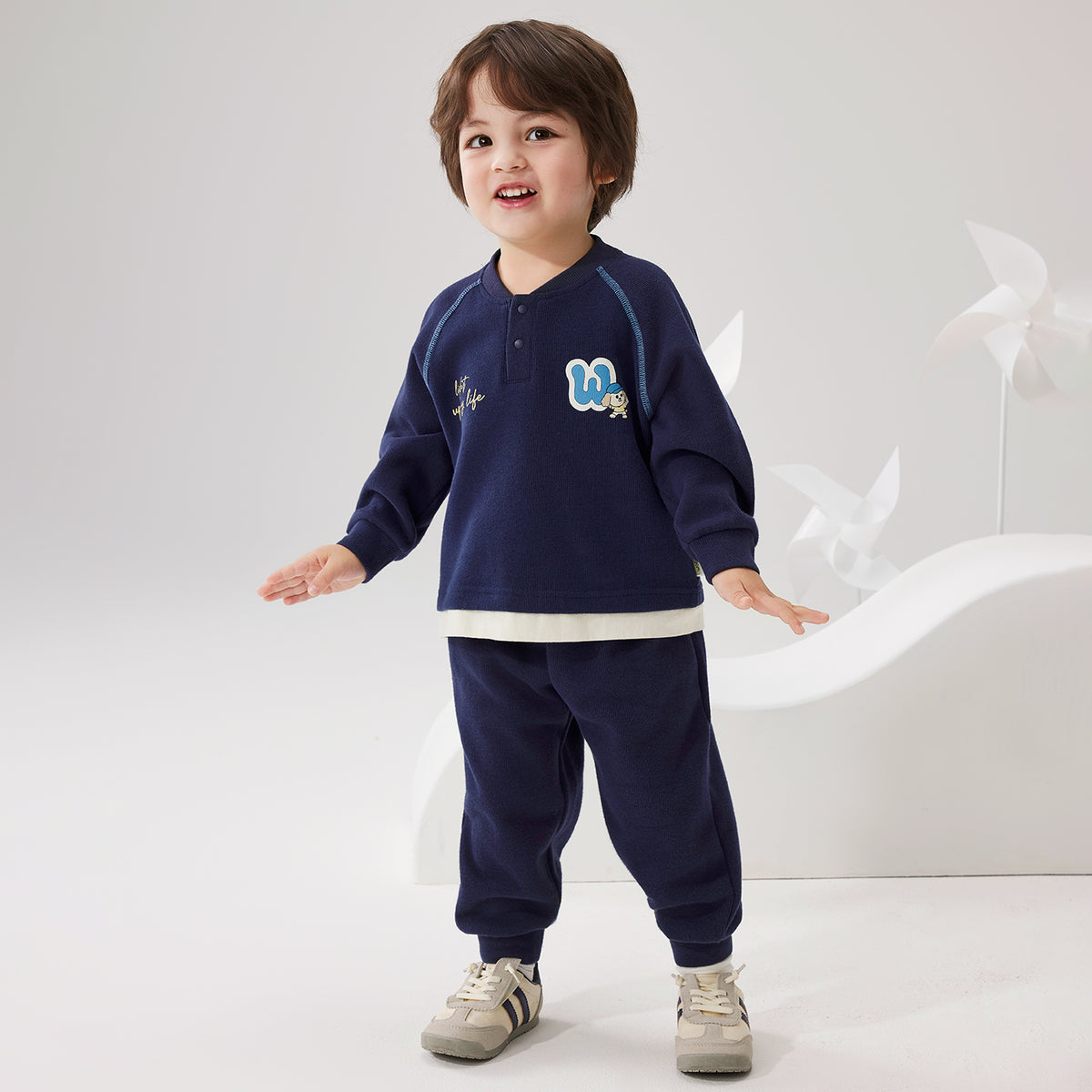 Raglan Sleeve Preppy Set
