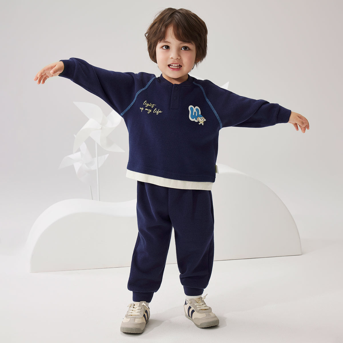 Raglan Sleeve Preppy Set