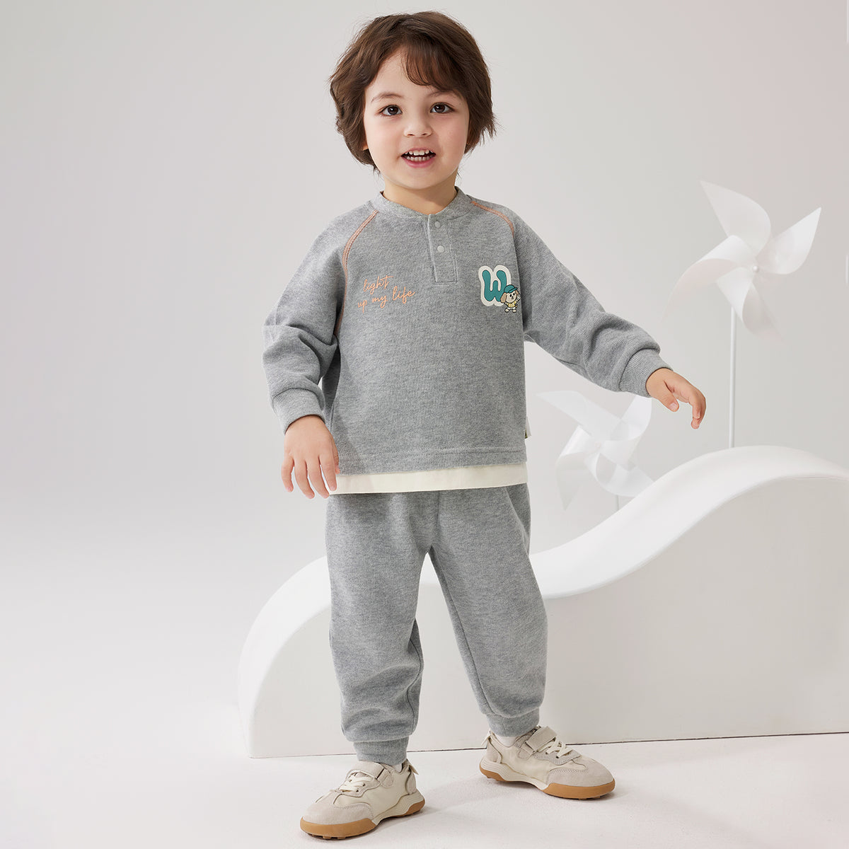 Raglan Sleeve Preppy Set