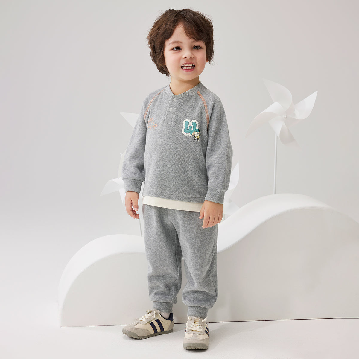 Raglan Sleeve Preppy Set