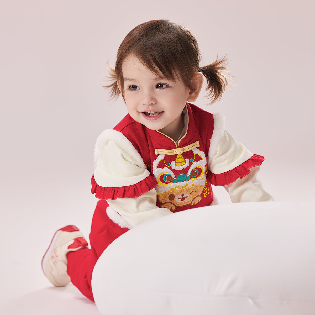 Xin Yang Cotton Double-Layer Romper