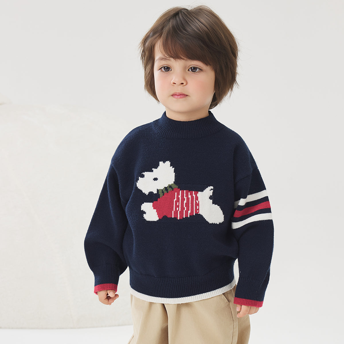 Preppy Style Pullover Sweater