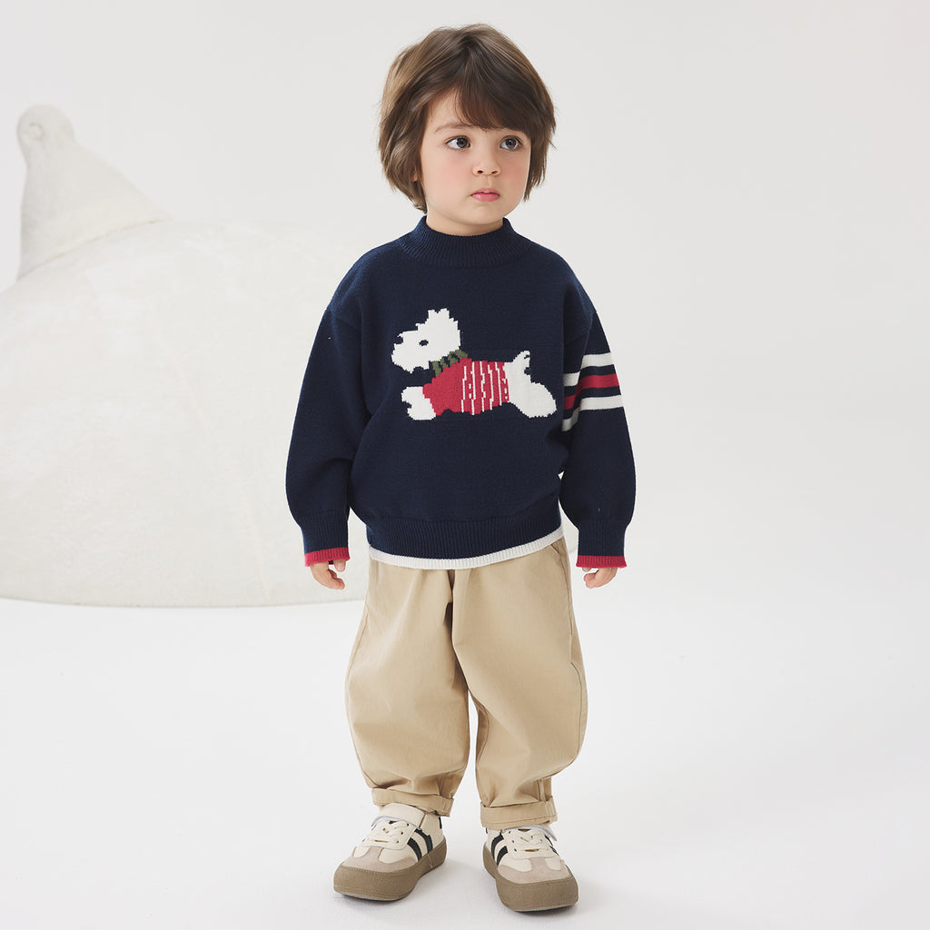 Preppy Style Pullover Sweater