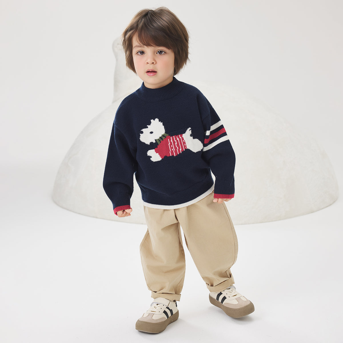 Preppy Style Pullover Sweater
