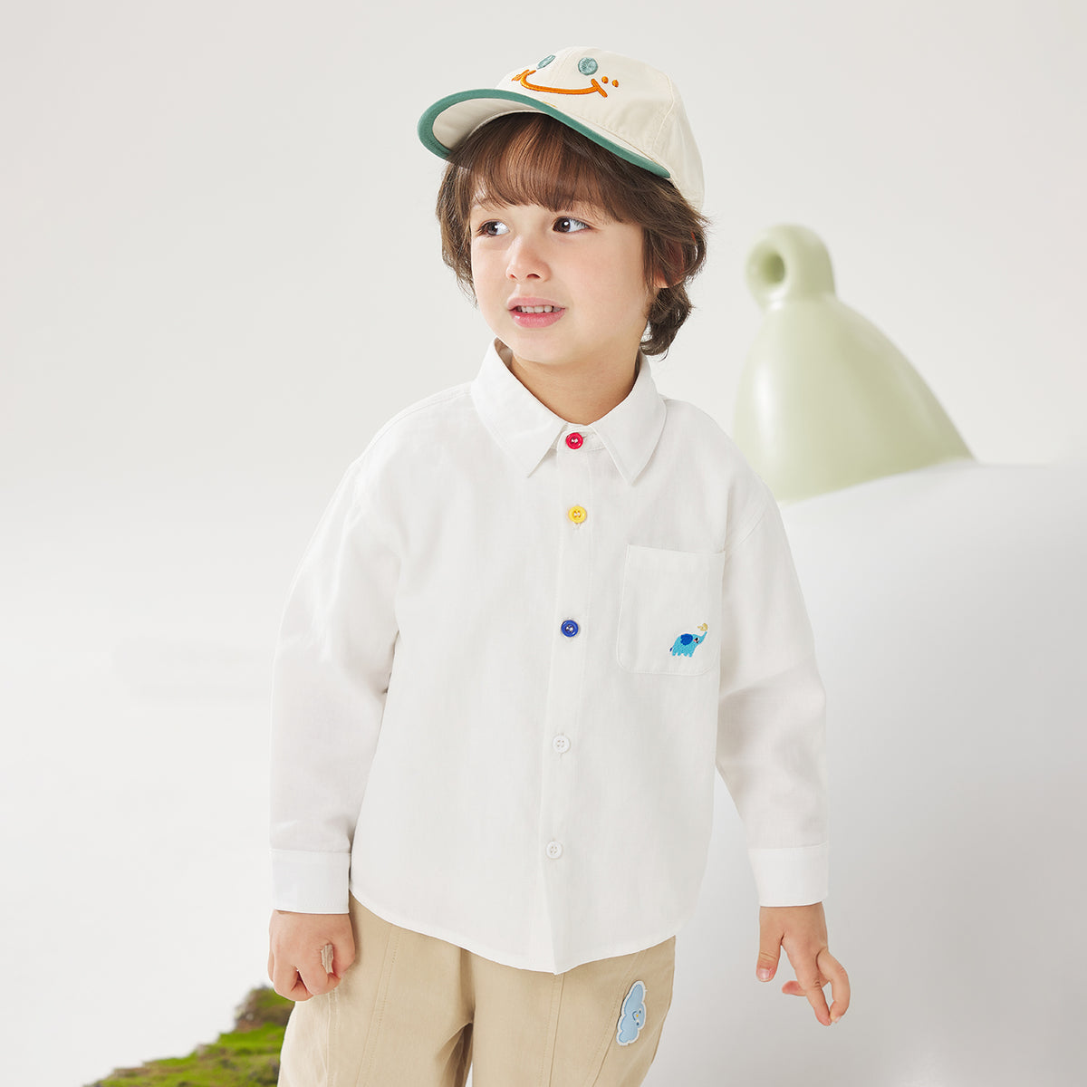 Woven Casual Long Sleeve Shirt