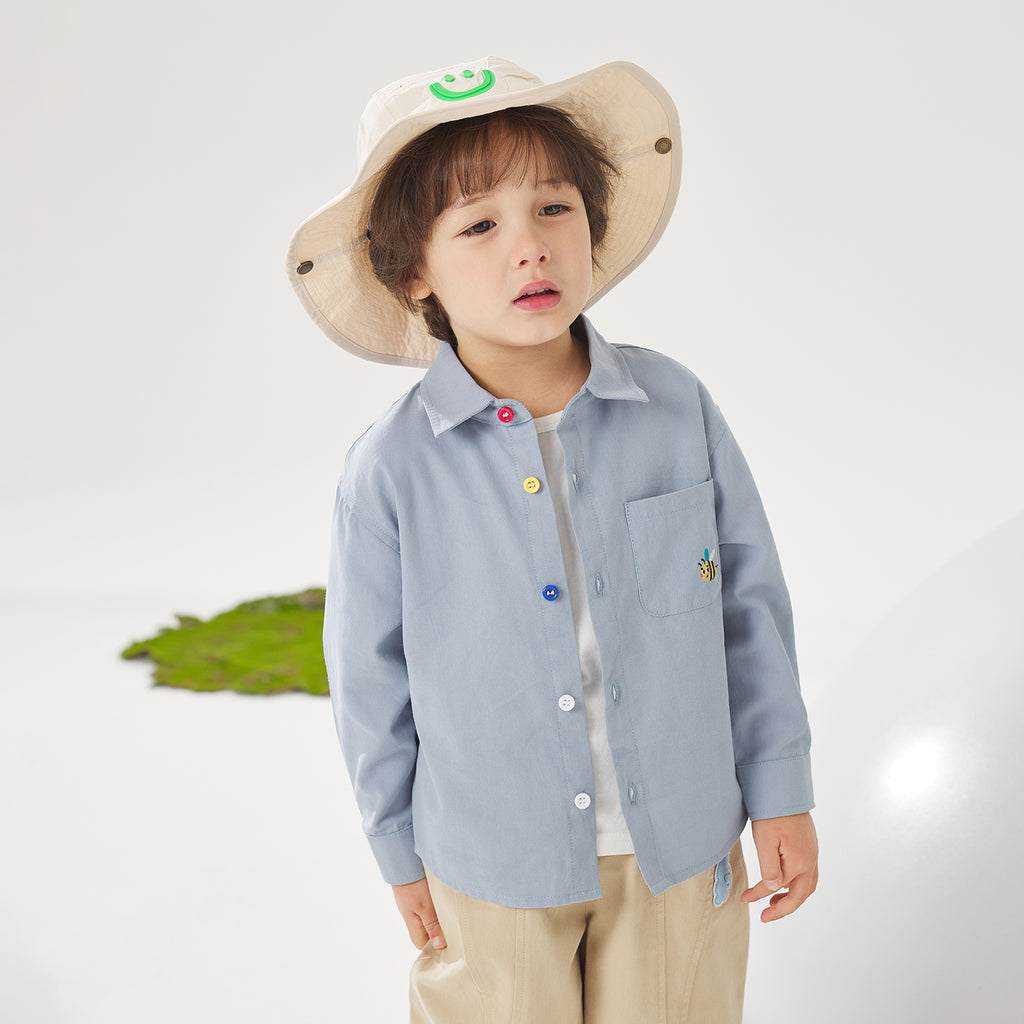Woven Casual Long Sleeve Shirt