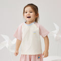 Minimalist Color-Block Short Sleeve Top