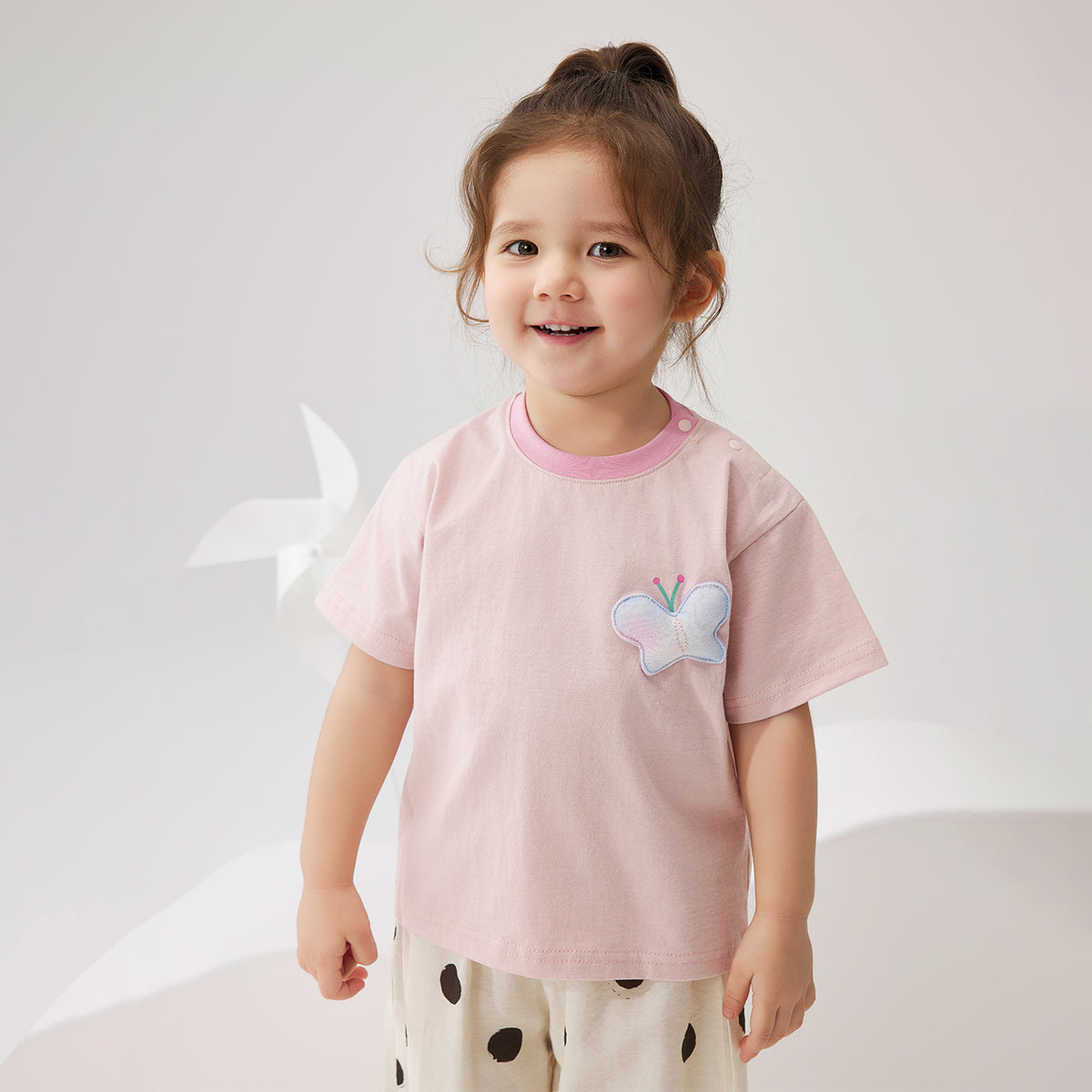 Fun Color-Block Short Sleeve Top