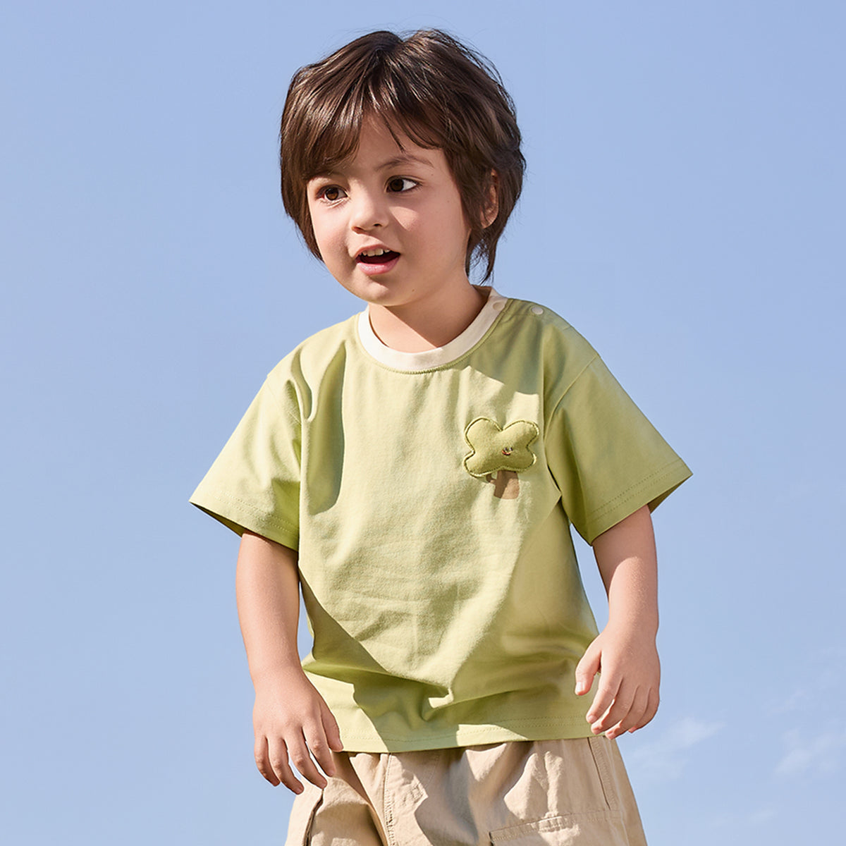 Fun Color-Block Short Sleeve Top