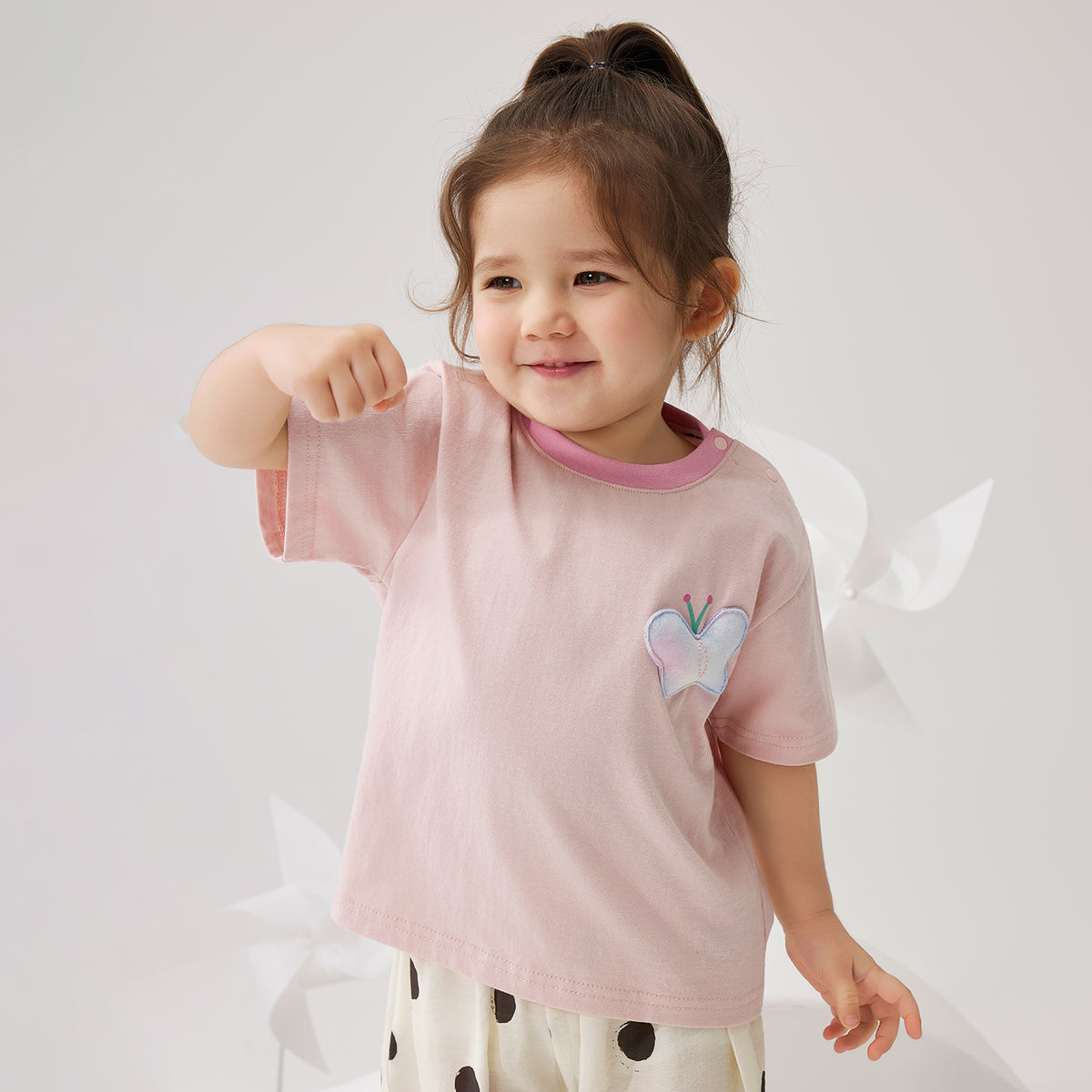 Fun Color-Block Short Sleeve Top
