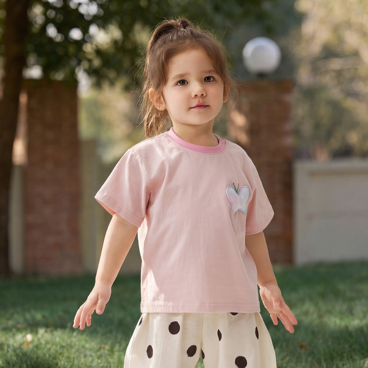 Fun Color-Block Short Sleeve Top
