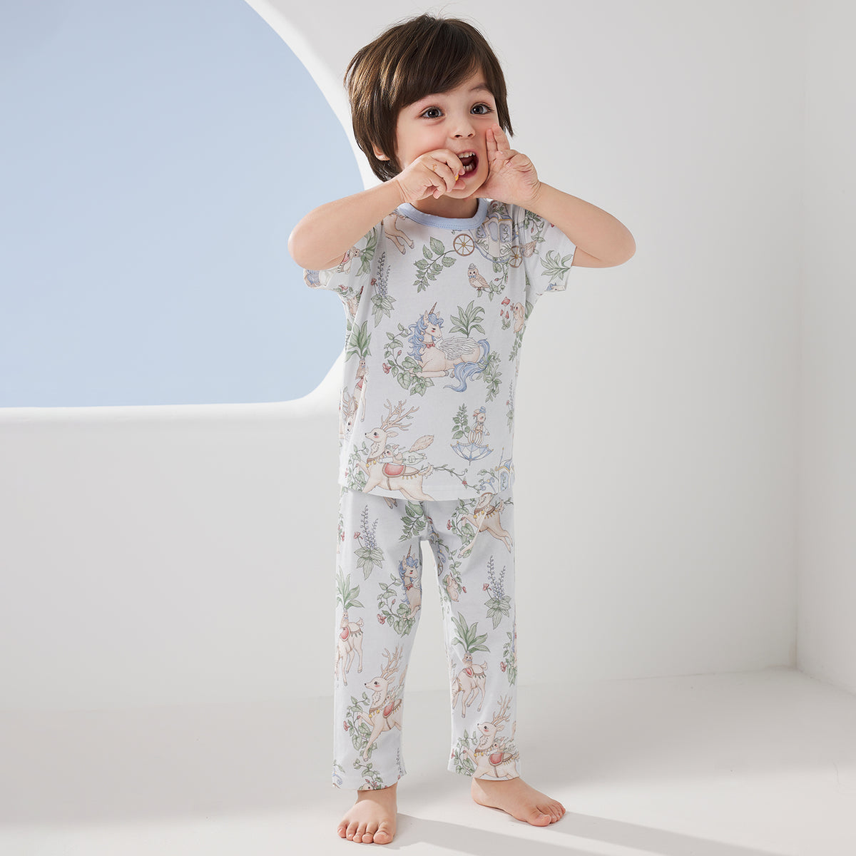 Printed Jersey Short Sleeve Set