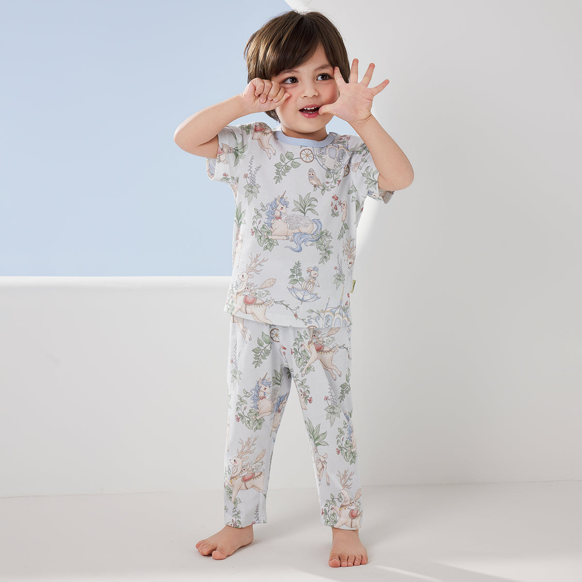 Printed Jersey Short Sleeve Set