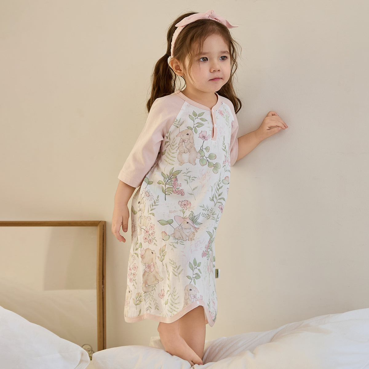 Muslin 3/4 Sleeve Pajamas