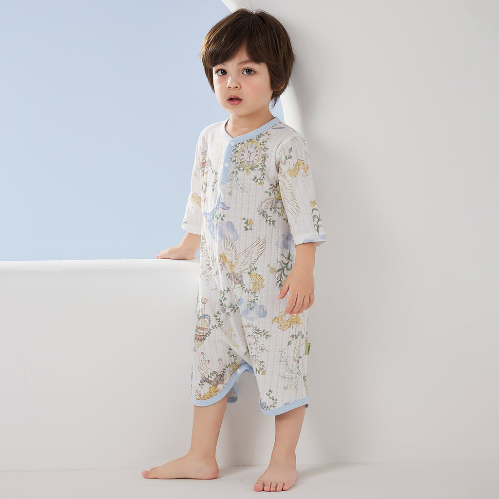 100% Cotton Jacquard Jersey Short Sleeve Pajamas