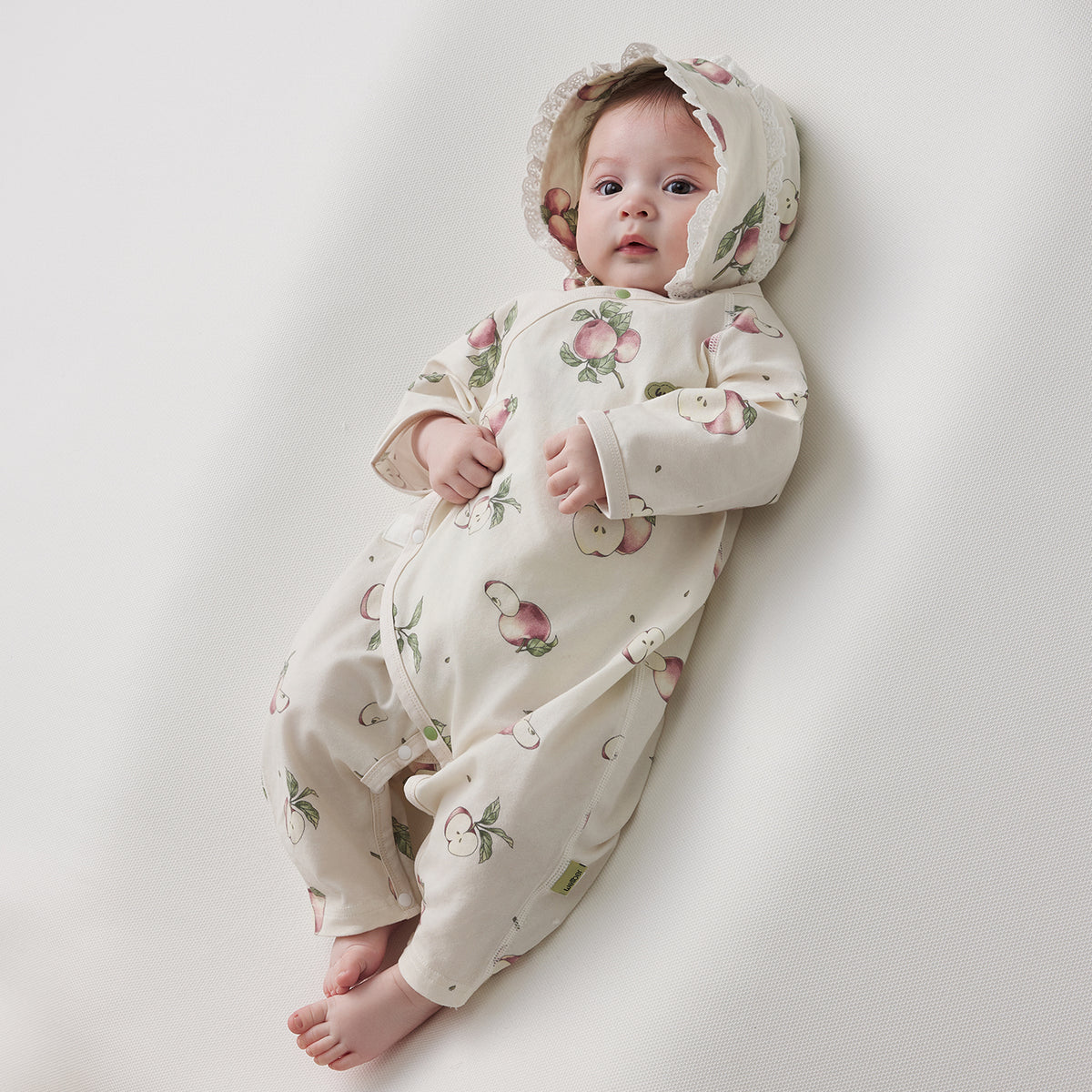 Cotton-Spandex Jersey Side-Placket Snap Romper
