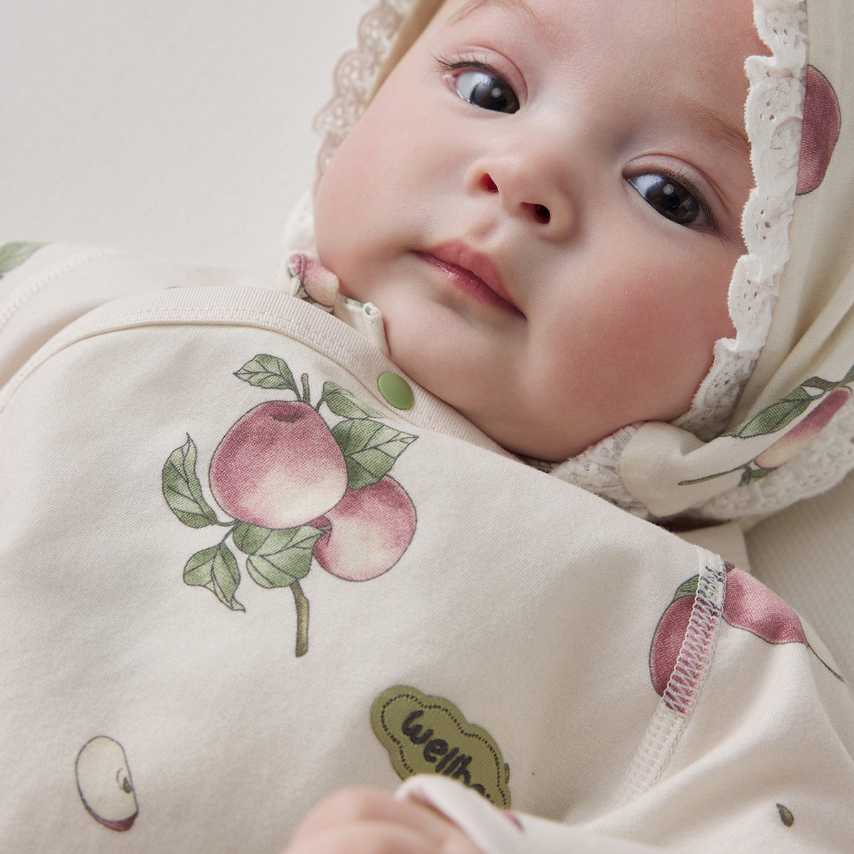 Cotton-Spandex Jersey Side-Placket Snap Romper