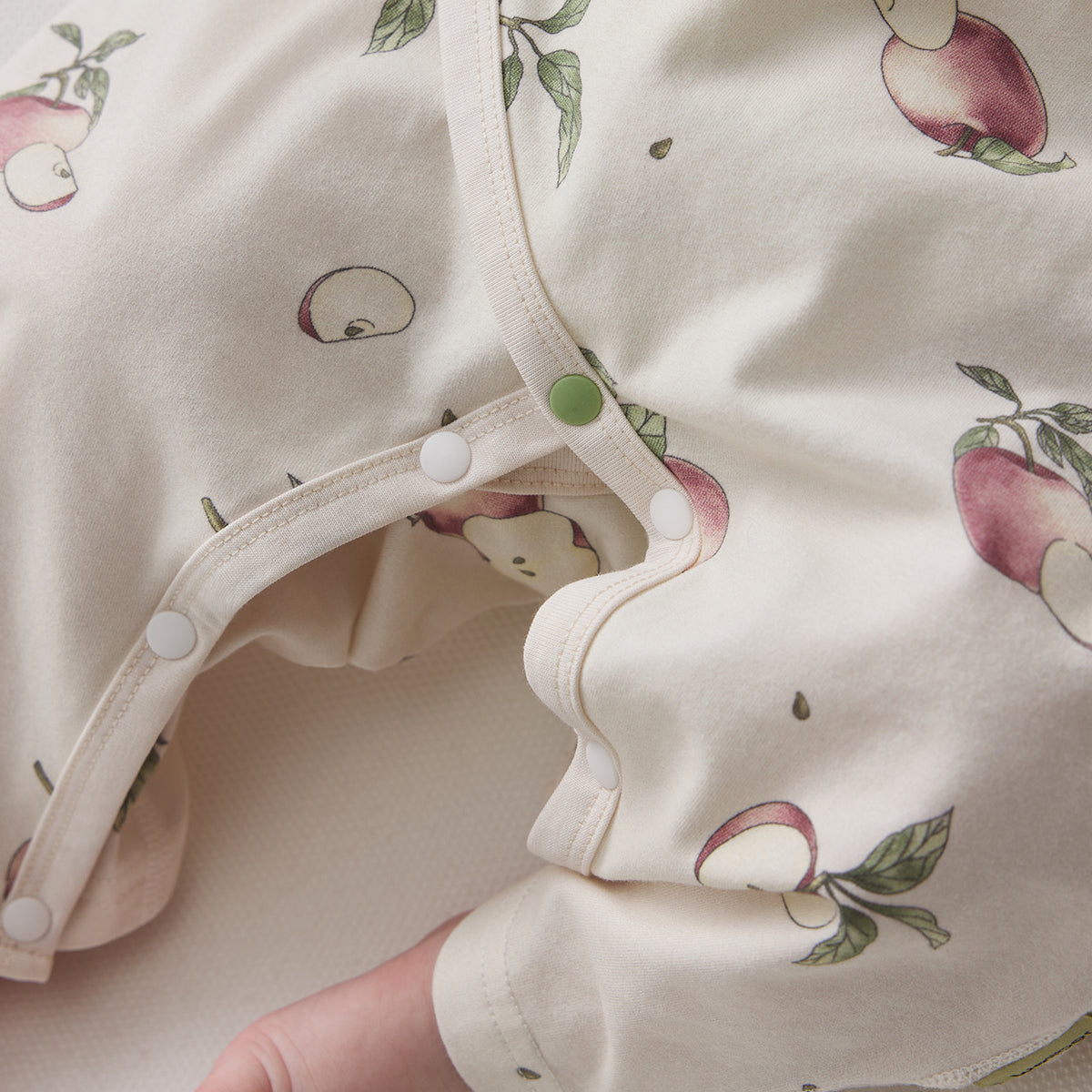 Cotton-Spandex Jersey Side-Placket Snap Romper