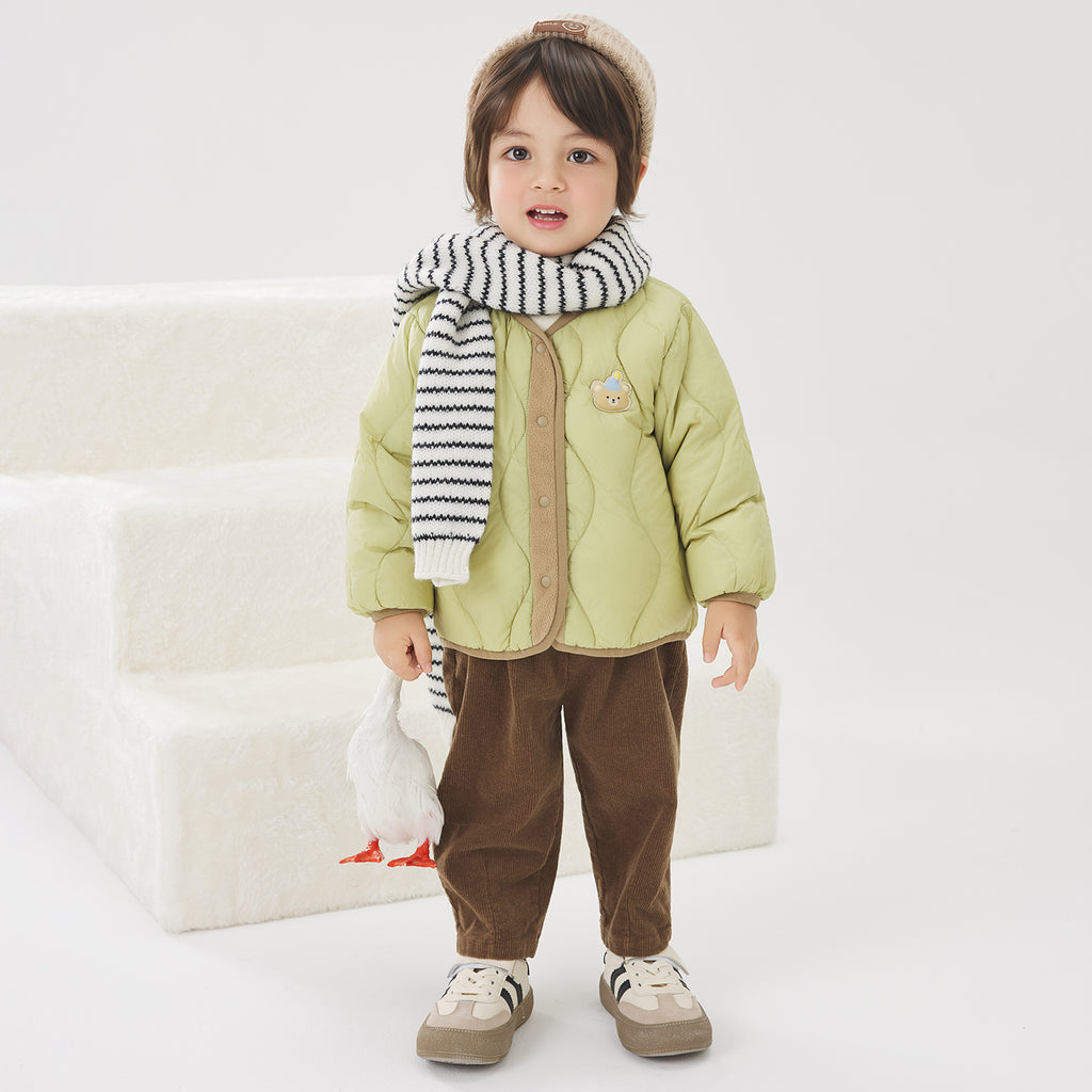 Color-Block Lightweight Down Jacket