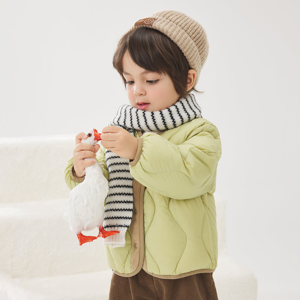 Color-Block Lightweight Down Jacket