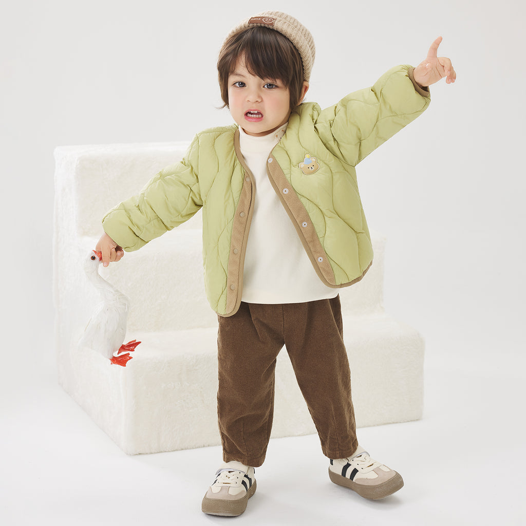 Color-Block Lightweight Down Jacket