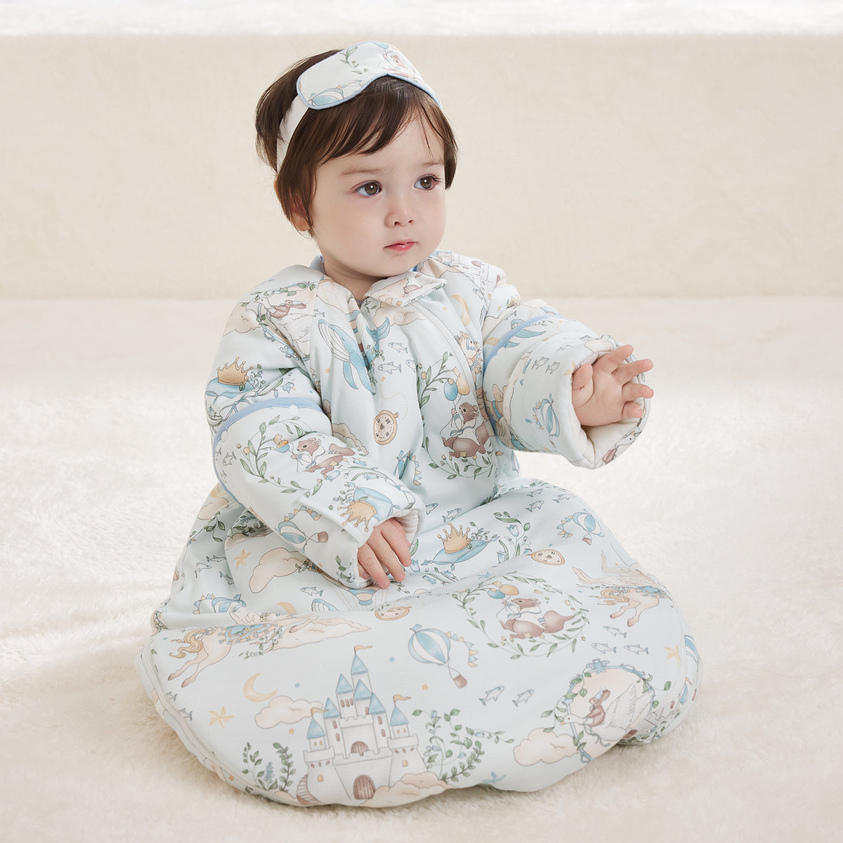 Interlock Detachable-Sleeve Roomy Sleep Sack