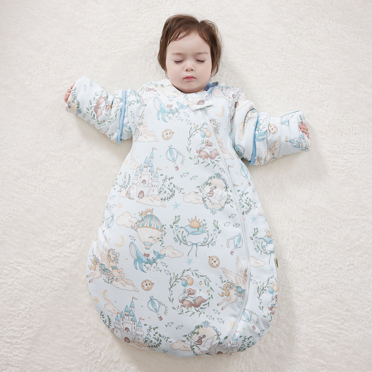 Interlock Detachable-Sleeve Roomy Sleep Sack