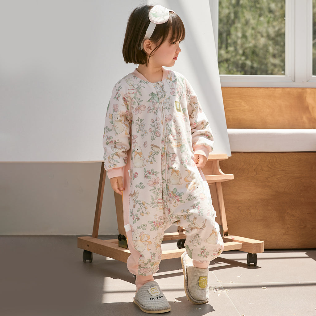 Interlock Side-Panel Long Sleeve Split-Leg Sleep Sack