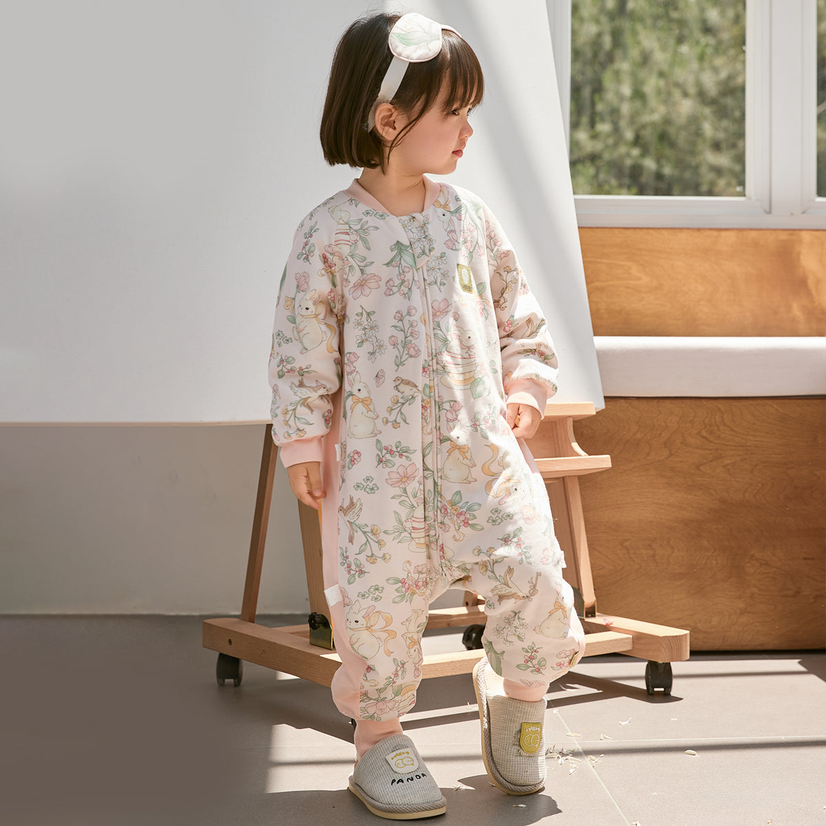 Interlock Side-Panel Long Sleeve Split-Leg Sleep Sack