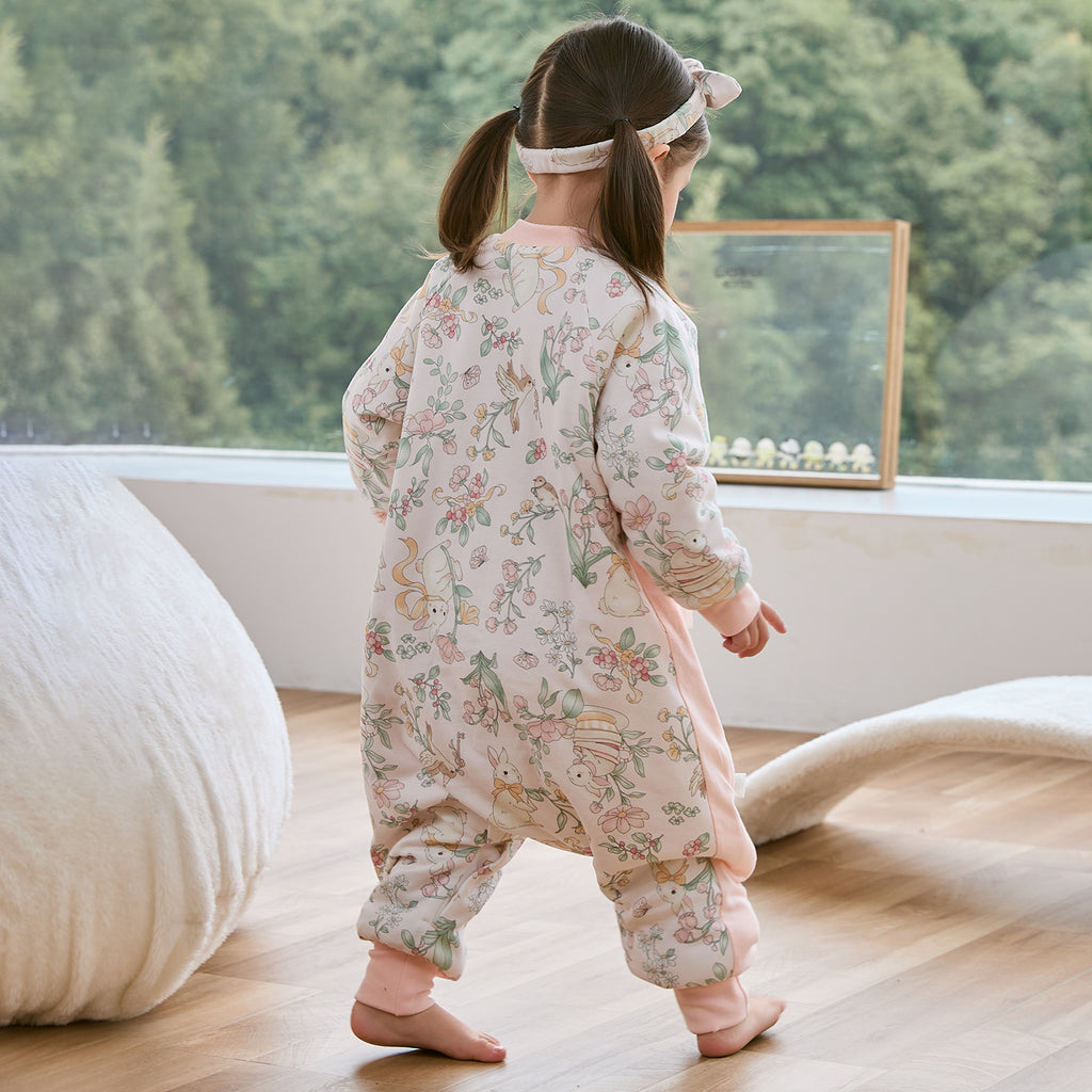Interlock Side-Panel Long Sleeve Split-Leg Sleep Sack