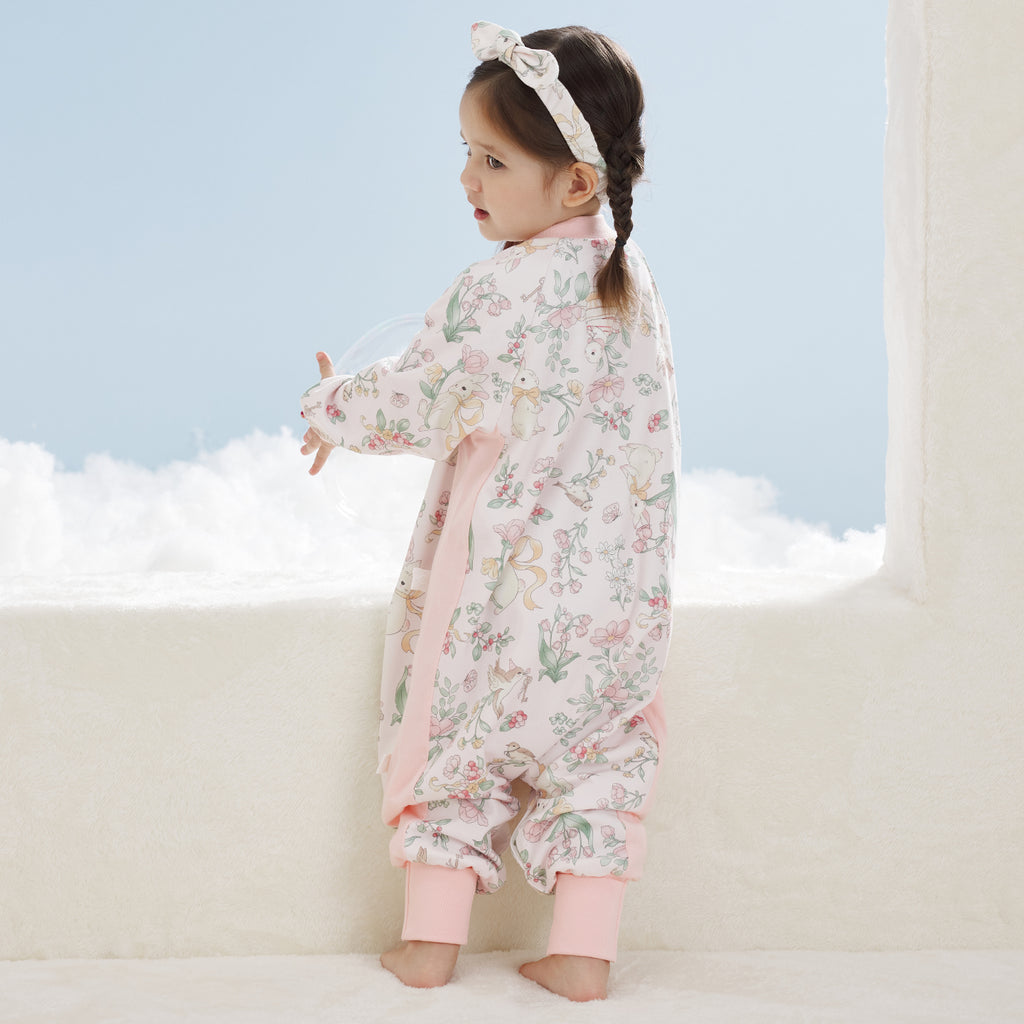 Interlock Side-Panel Long Sleeve Split-Leg Sleep Sack