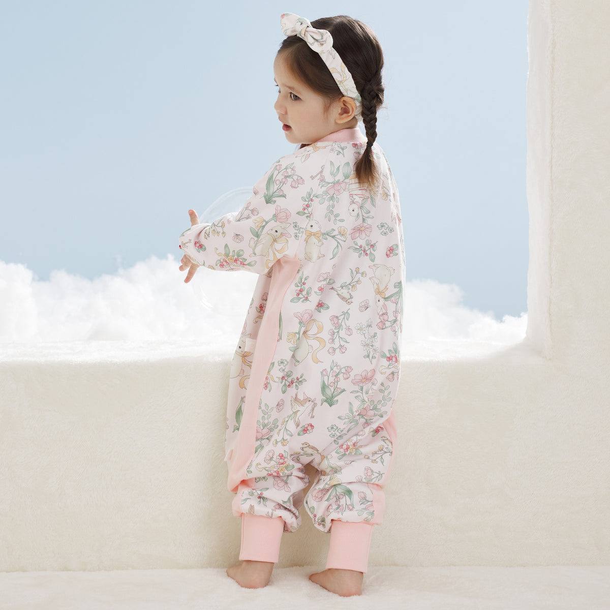 Interlock Side-Panel Long Sleeve Split-Leg Sleep Sack
