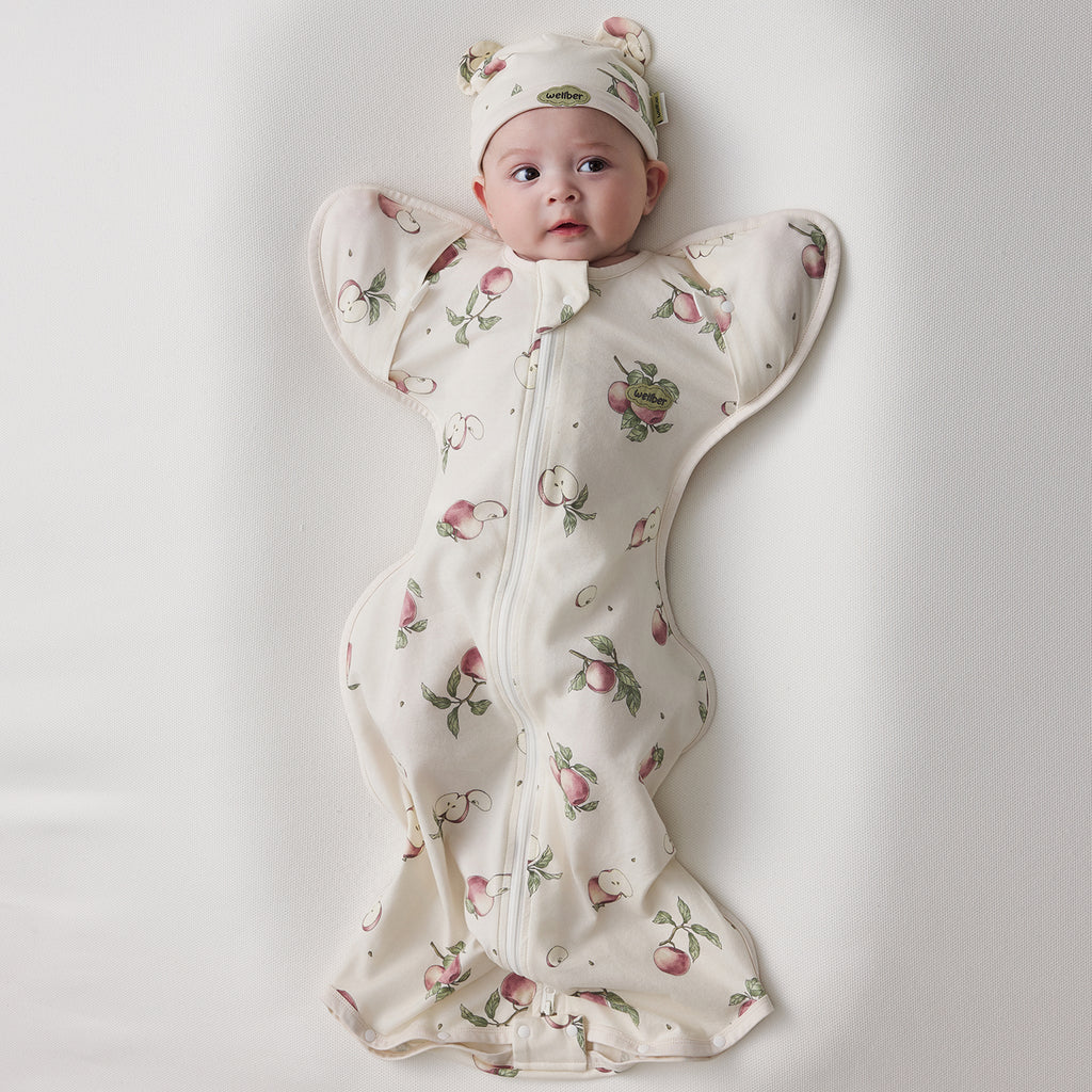 Cotton-Spandex Jersey Arms-Up Sleep Sack