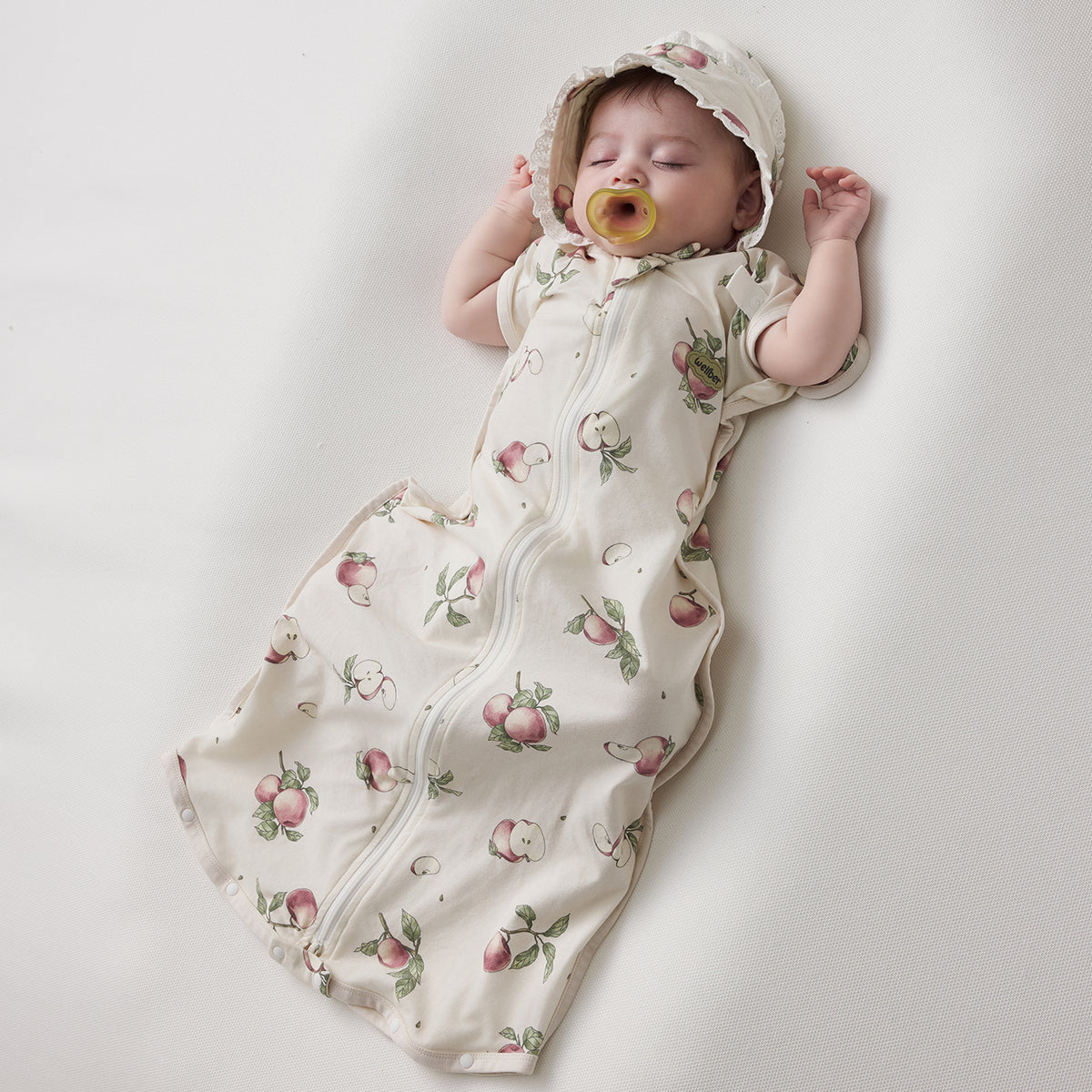 Cotton-Spandex Jersey Arms-Up Sleep Sack