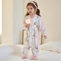 6-Layer Front 4-Layer Back Raglan Sleeve Muslin Split-Leg Sleep Sack