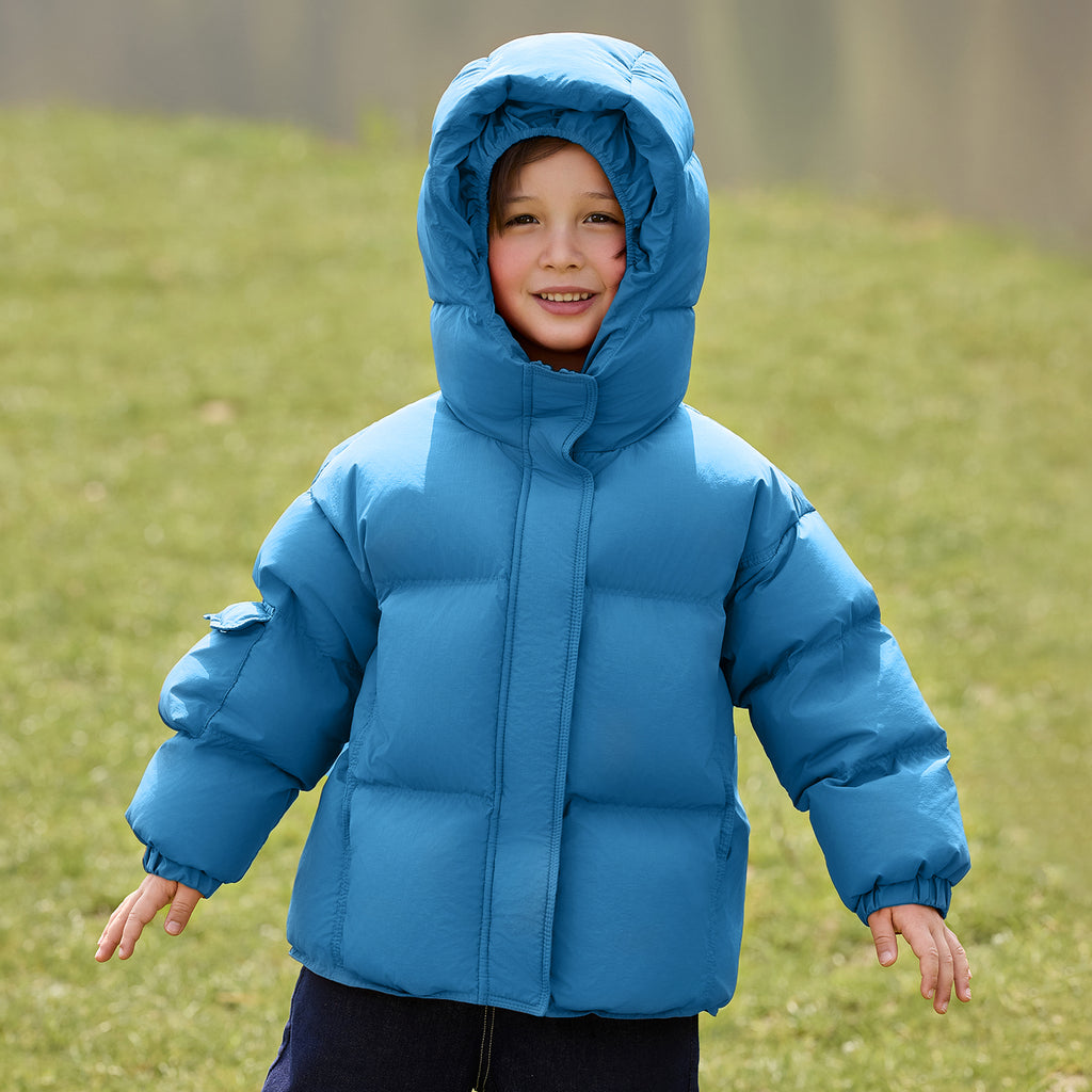 Hooded Heavy Puffer Down Jacket