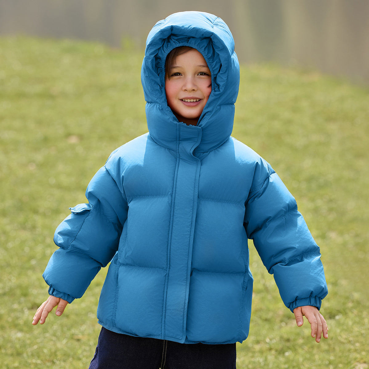 Hooded Heavy Puffer Down Jacket