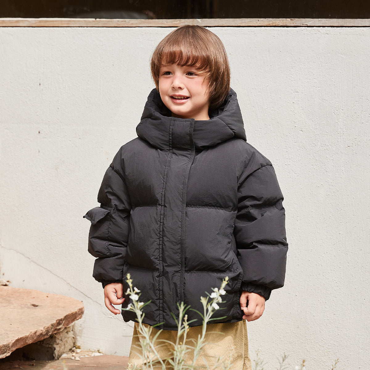 Hooded Heavy Puffer Down Jacket