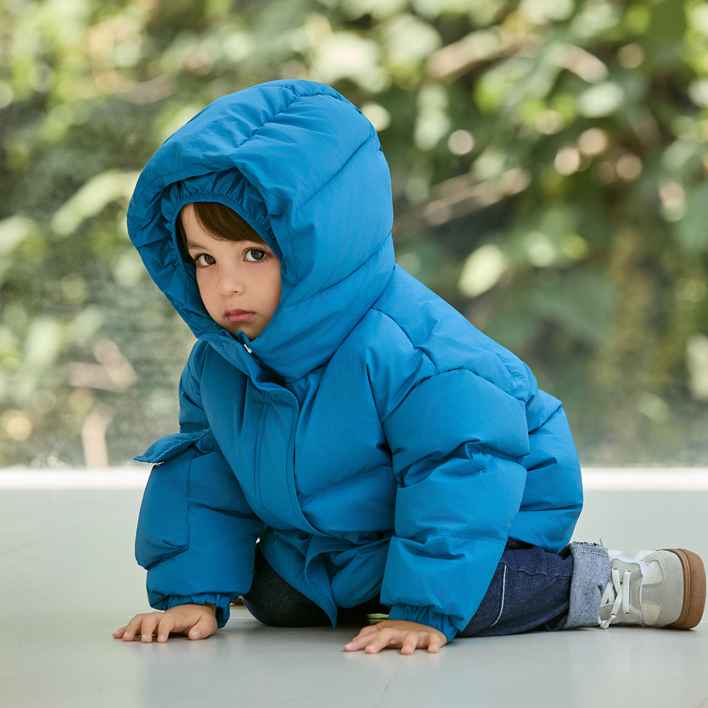 Hooded Heavy Puffer Down Jacket