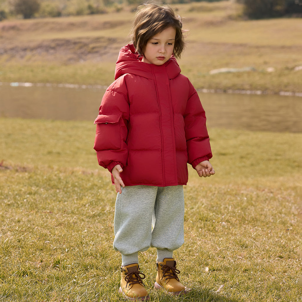 Hooded Heavy Puffer Down Jacket