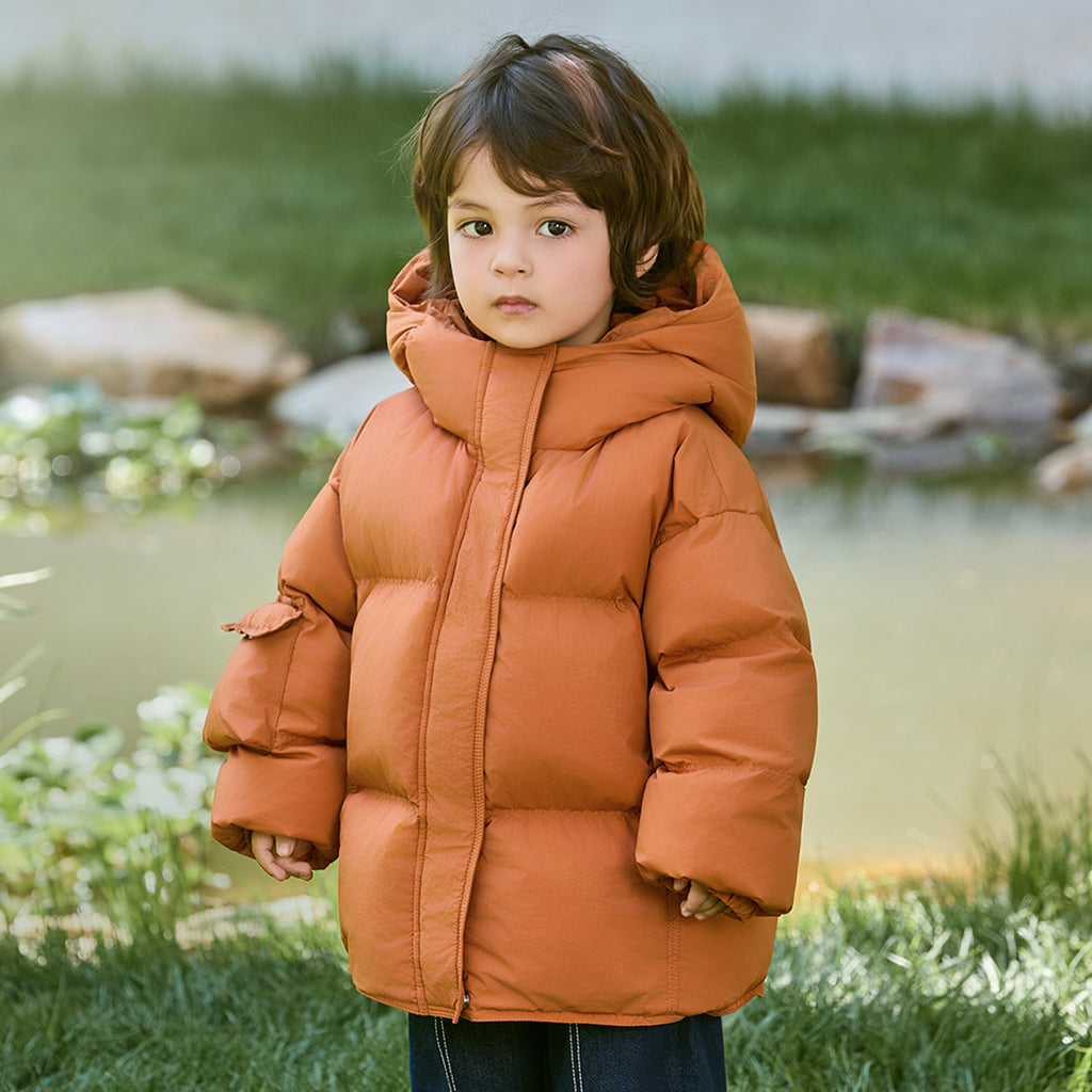 Hooded Heavy Puffer Down Jacket
