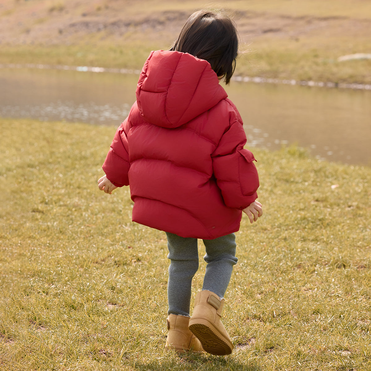 Hooded Heavy Puffer Down Jacket