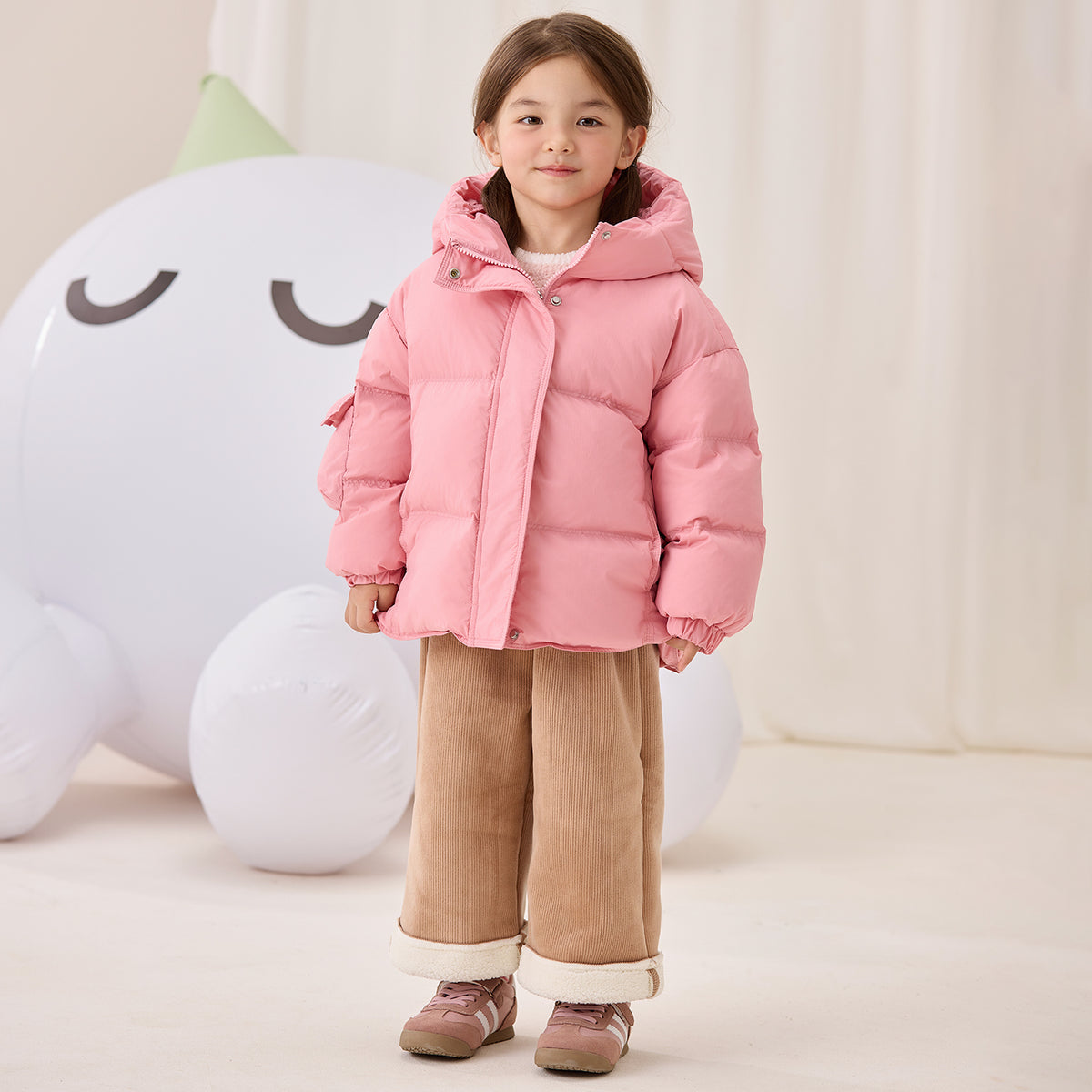 Hooded Heavy Puffer Down Jacket
