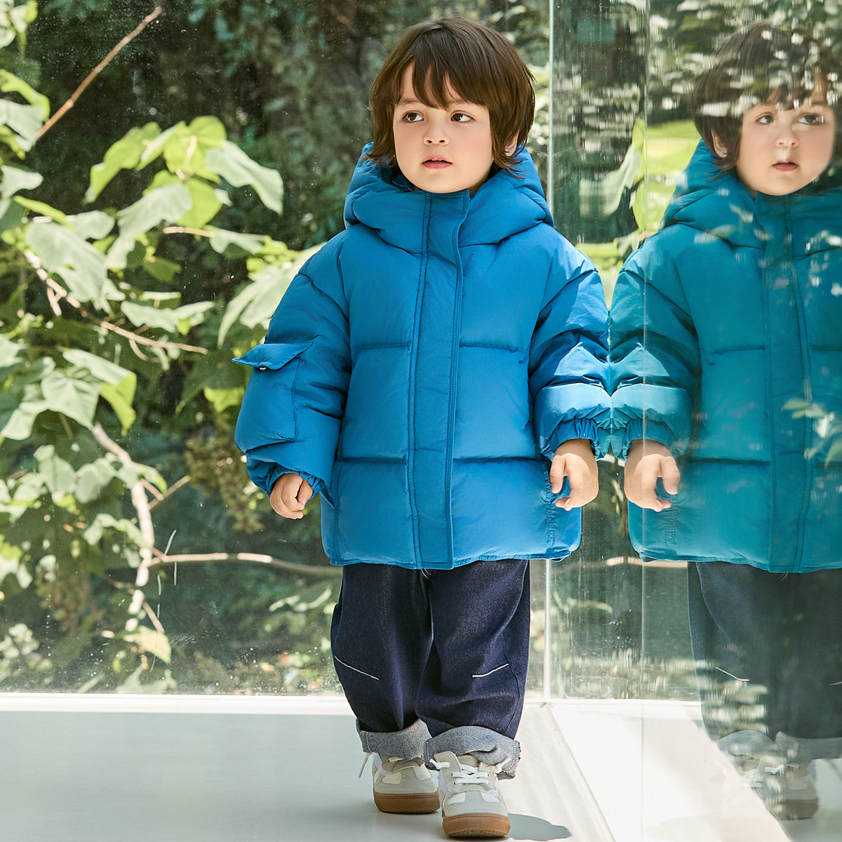 Hooded Heavy Puffer Down Jacket