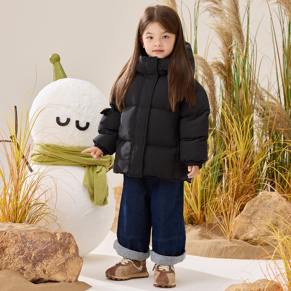 Hooded Heavy Puffer Down Jacket