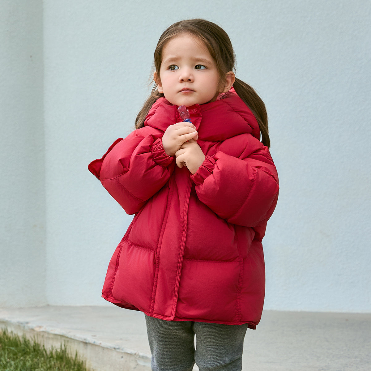 Hooded Heavy Puffer Down Jacket