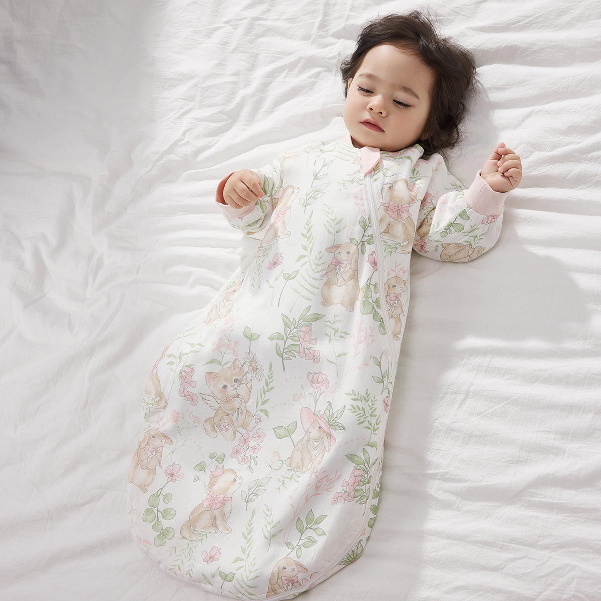 6-Layer Front 4-Layer Back Muslin Roomy Sleep Sack