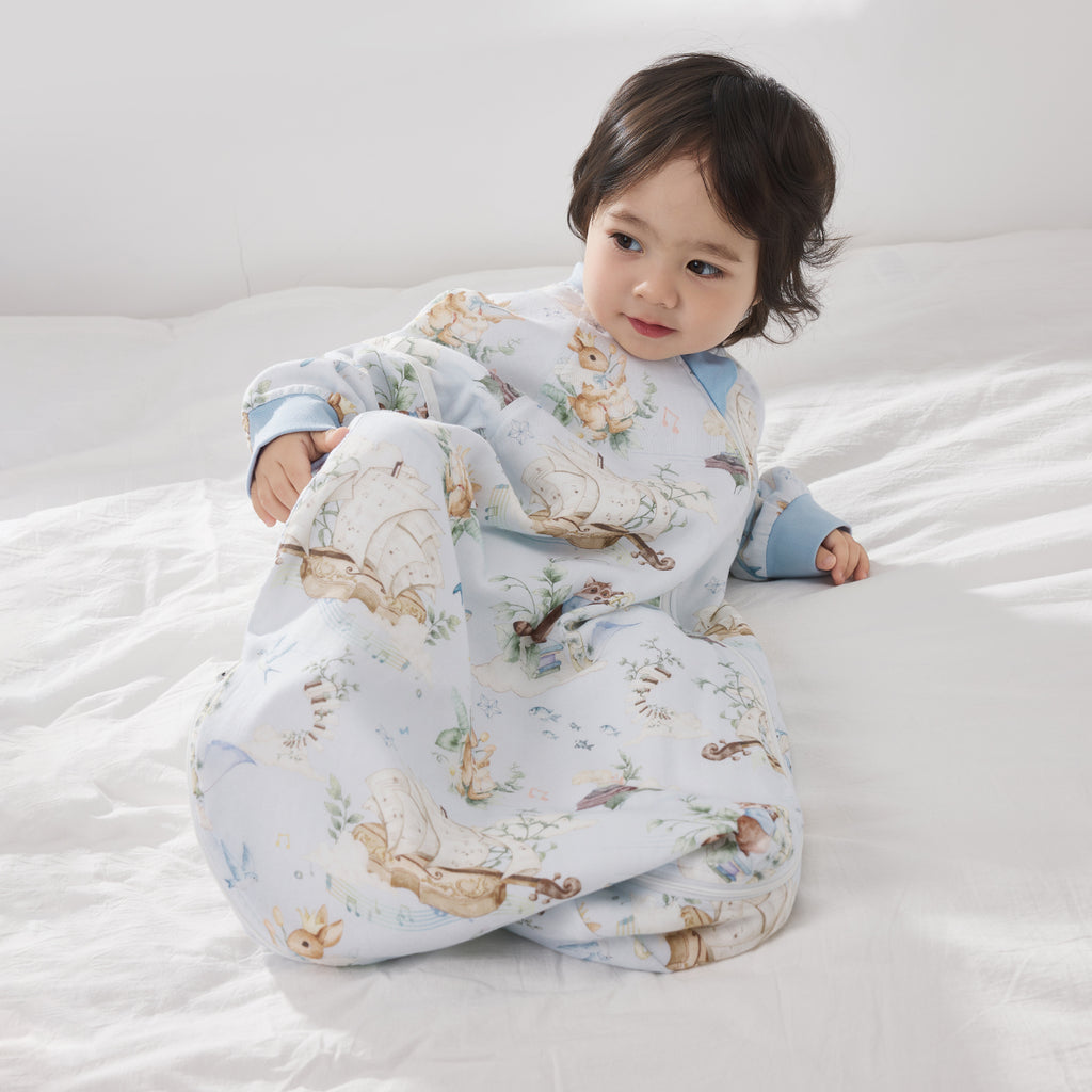 6-Layer Front 4-Layer Back Muslin Roomy Sleep Sack