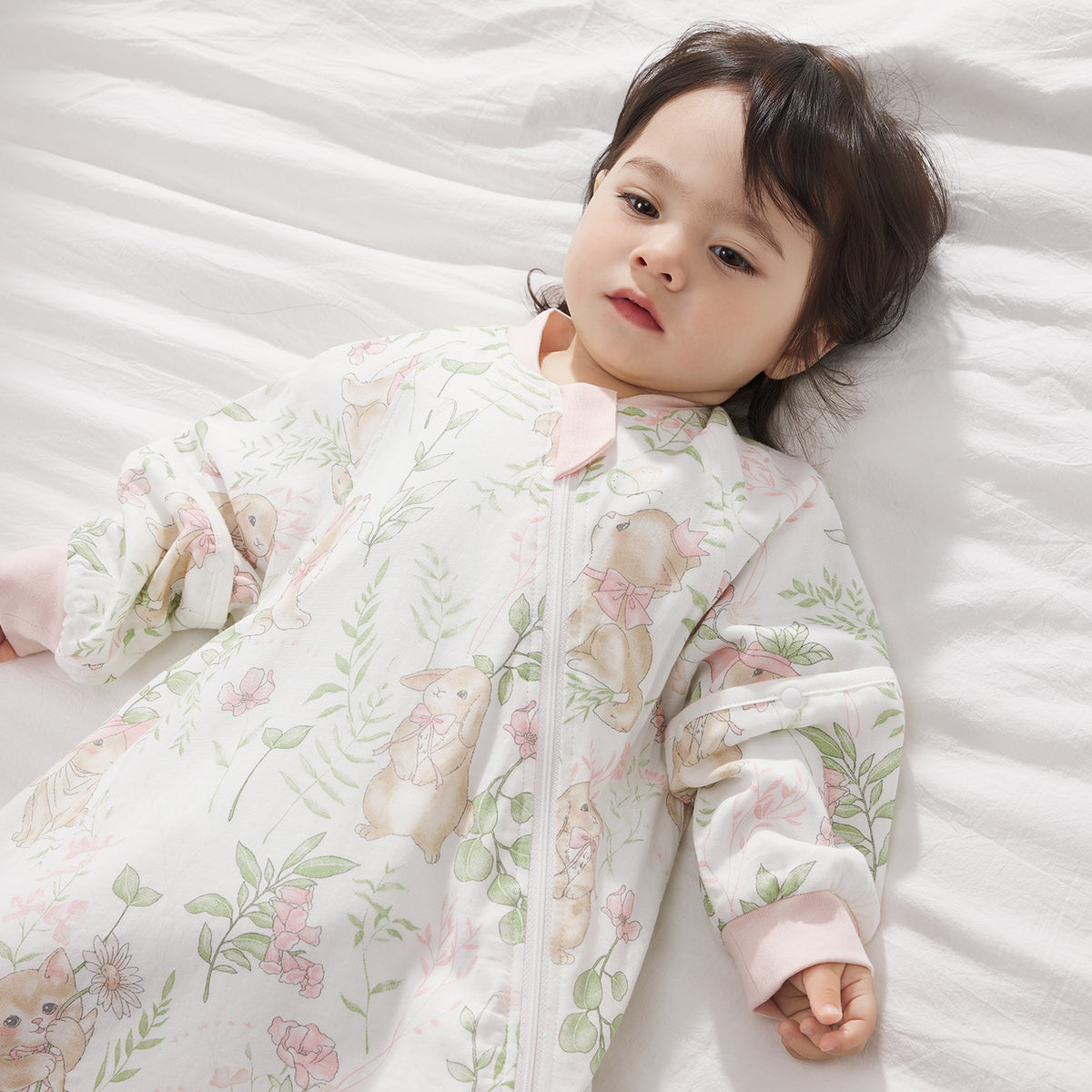 6-Layer Front 4-Layer Back Muslin Roomy Sleep Sack